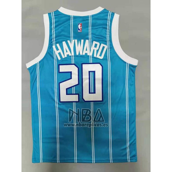Camiseta Charlotte Hornets Gordon Hayward NO 20 Icon 2020-21 Verde